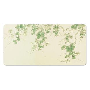 花间词葡萄藤鼠标垫桌垫办公超大女生桌面办公家用滑鼠垫键盘垫子