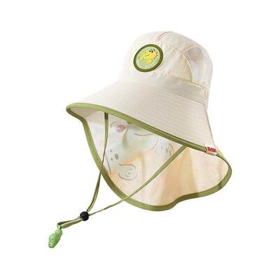 爱贝迪拉儿童防晒帽大帽檐沙滩帽