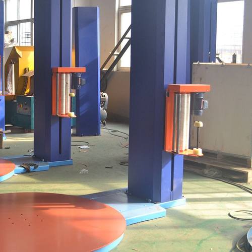 托盘缠绕膜包装机电动全自动缠绕打包机PE拉伸缠绕膜立式打包机器