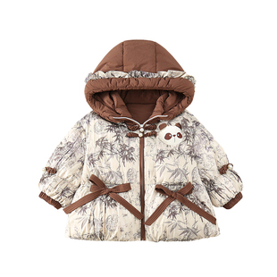 女童超好看衣服冬季儿童羽绒服时髦2025新款宝宝洋气加厚外套棉服