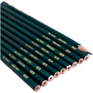 得力33311文具小学生用考试书写绘图绘画素描幼儿童写字铅笔原木2B/HB多规格六角杆学生文具学习用品