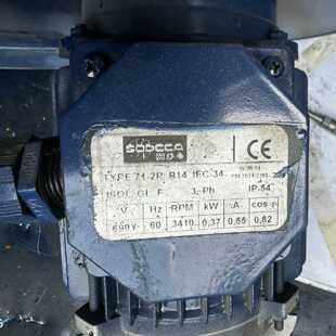 【议价-可维修】西班牙 SODECA 索德卡 风机 额定电压690 V 额 全