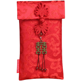 红包袋万元中国风布红包结婚创意大号利是封仪式感订婚拍照刺绣包