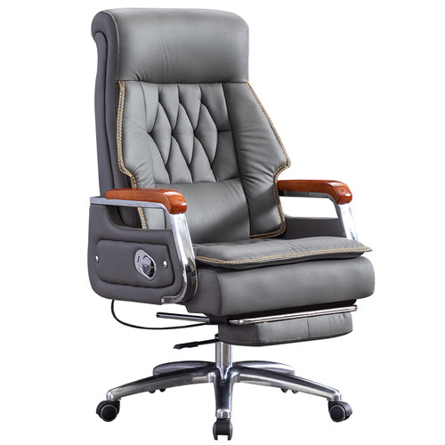 真皮老板椅办公室座椅电脑椅家用可躺办公椅舒适久坐旋转商务椅子