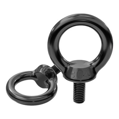 黑色304不锈钢吊环螺丝螺母