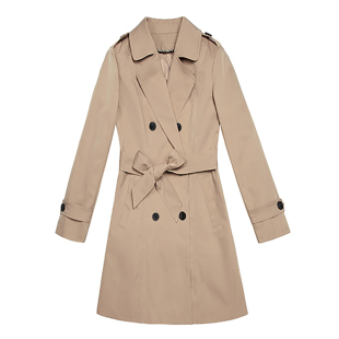 2026新款春装中长款显瘦风衣女韩版大衣外套小个子收腰修身春秋季