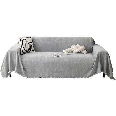 皮沙发专用防滑沙发盖布巾