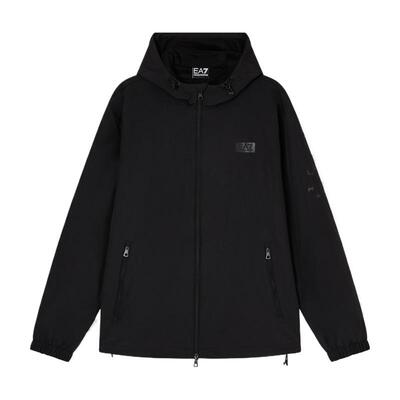 EA7/阿玛尼男士连帽拉链运动夹克