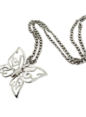 s38新潮款时尚金属潮搭个性创意蝴蝶颜值独特设计款项链欧美首饰