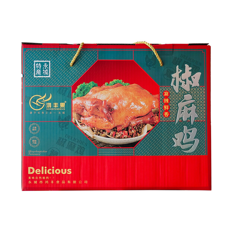 包装精美手撕椒麻鸡熟食河南永城