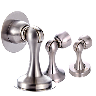 固特免打孔304不锈钢门吸地吸墙吸吸门器卫生间门碰强磁防撞门挡