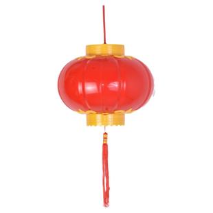 亚克力大红连串灯笼户外防水塑料led发光新年室内树上装饰灯笼串