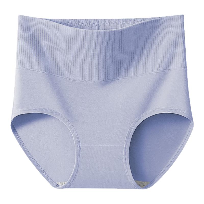 高腰内裤女士纯棉2025新款抗菌全棉裆收腹提臀大码不夹臀三角裤头