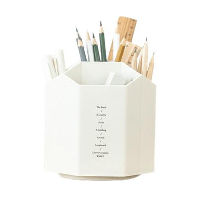 大容量多功能少女心INS旋转笔筒