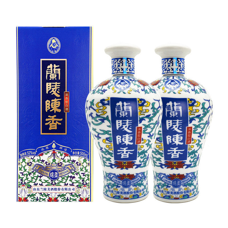 兰陵500mlL陶瓷瓶储存52度