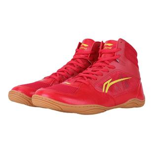 李宁摔跤鞋男2026新款运动搏击格斗训练鞋儿童成人健身房竞技鞋