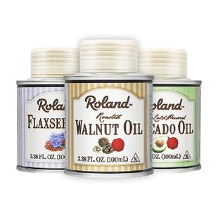 罗朗德法国核桃油宝宝食用牛油果油亚麻籽油婴幼儿辅食添加