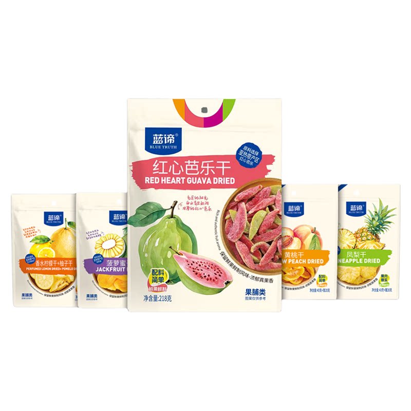 蓝谛水果干果脯红心芭乐柠檬菠萝