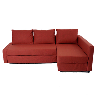 适用于宜家弗瑞顿转角沙发套弗瑞顿三人床罩全棉麻丝绒沙发防尘罩