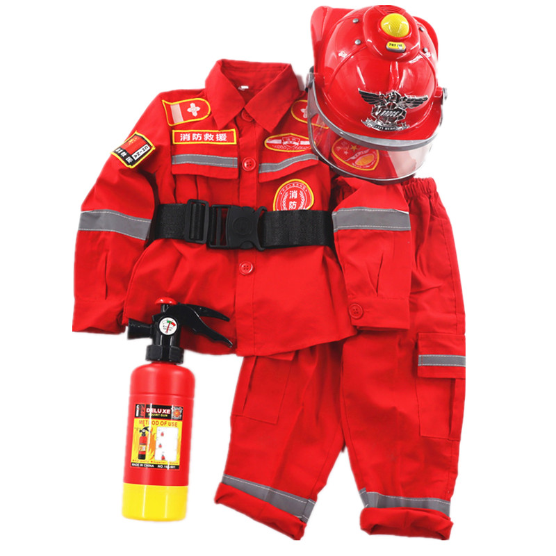 小孩消防玩具消防员衣服