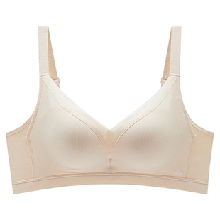 香蜜闺秀中厚三排扣25312010无钢圈亲肤绵聚拢B杯文胸无骨杯国香