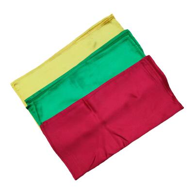 追潮宏登武术刀彩手工缝边丝绸