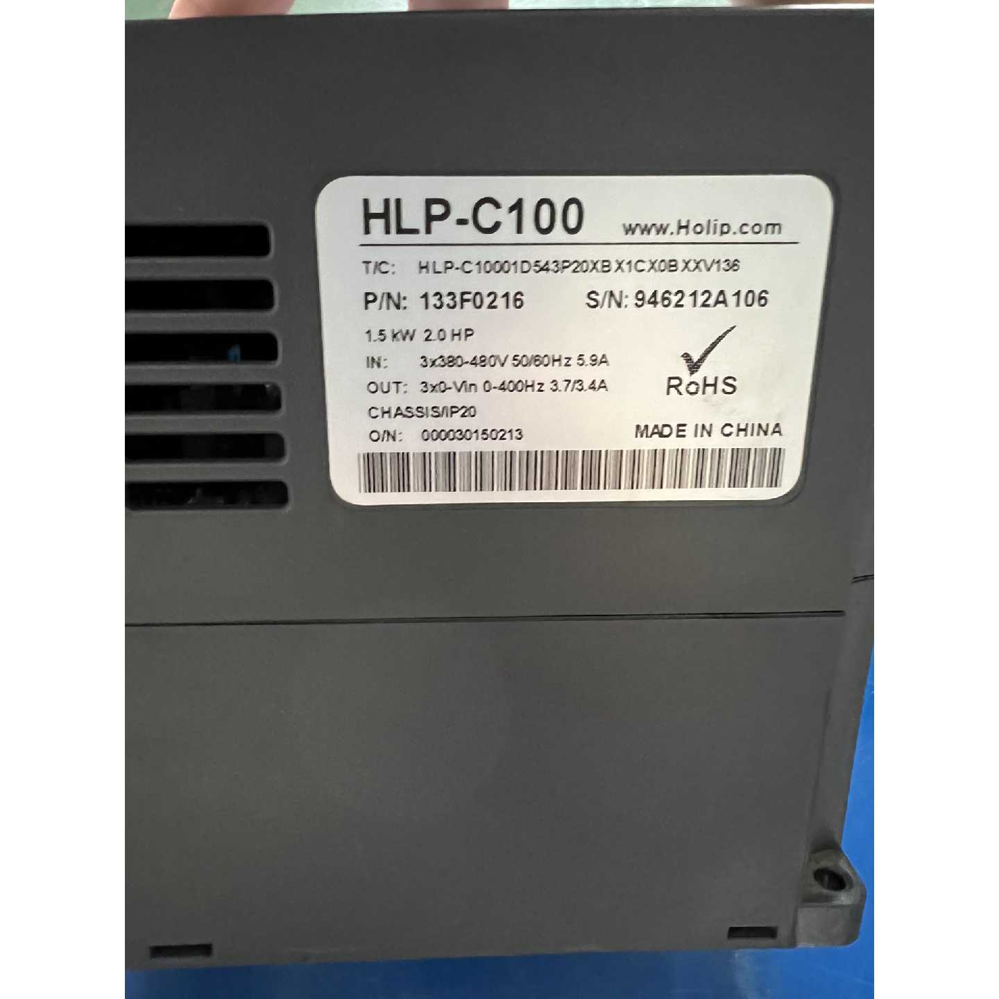 成色新海利普变频器HLPC10001D543P20XB
