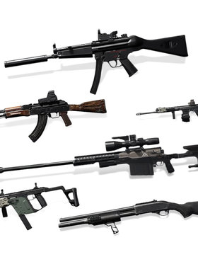 暗区突围官方武器拼装模型