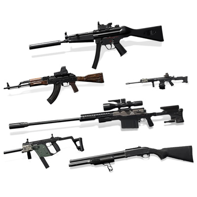 暗区突围官方武器拼装模型