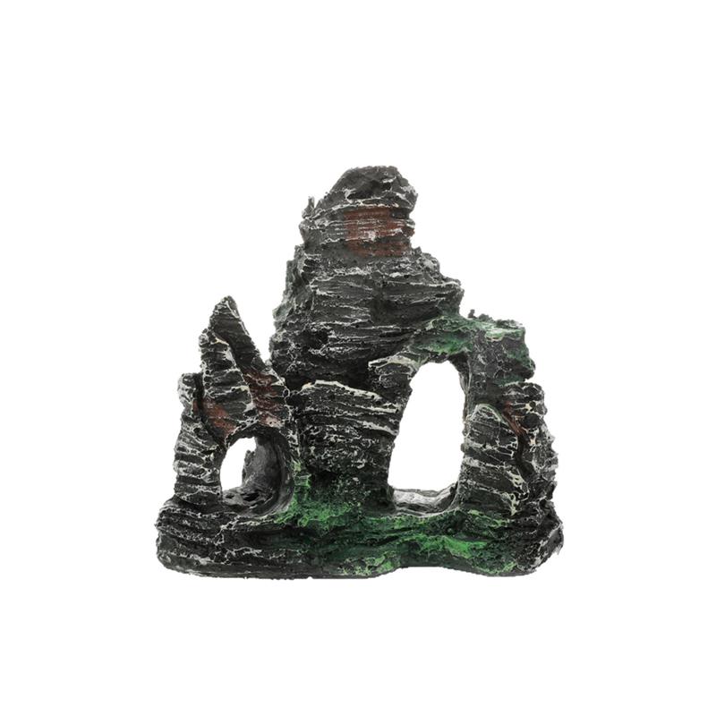 鱼缸造景树脂迷你假山躲避洞