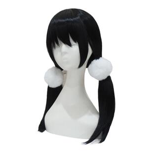 第二氏 玉子市场 北白川玉子 黑发双马尾 JK日常COS假发498