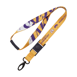 NBA洛杉矶湖人队科比KOBE逝世限量纪念黑曼巴手机壳手机胸卡挂绳