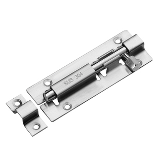 304不锈钢明插销门扣门栓木门防盗门锁扣门闩卫生间加厚老式门销