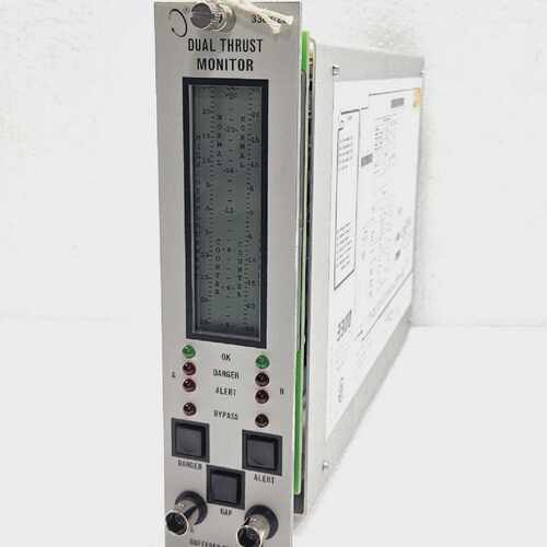 BENTLE NEVADA 3300 DUAL THRUST MONITOR MODULE 3300/20-01-01-