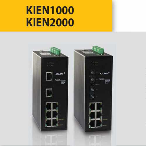 议价东土KIEN2000B系列2光6电工业环网交换机即插即用KIEN2000B-2