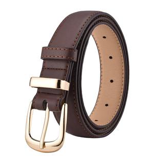 啄木鸟女士皮带2025新款真皮针扣牛皮韩版百搭配牛仔裤阔腿裤腰带