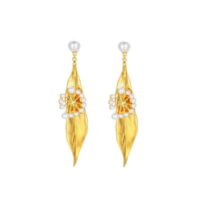 daartemis达弥蒲公英珍珠耳坠女