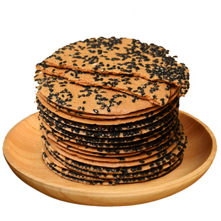 无蔗糖铁棍山药黑芝麻薄脆饼干孕妇中老年吃代餐零食直播间同价