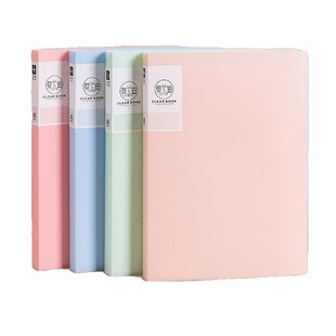 a4文件夹透明插页资料册多层收纳袋塑料活页资料夹试卷夹子相册式学生用档案考卷分类收纳册文件夹整理本册