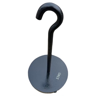 铸铁挂盘砝码25KG全钢圆形配重块C型增坨开口法码电梯校准秤砣5kg