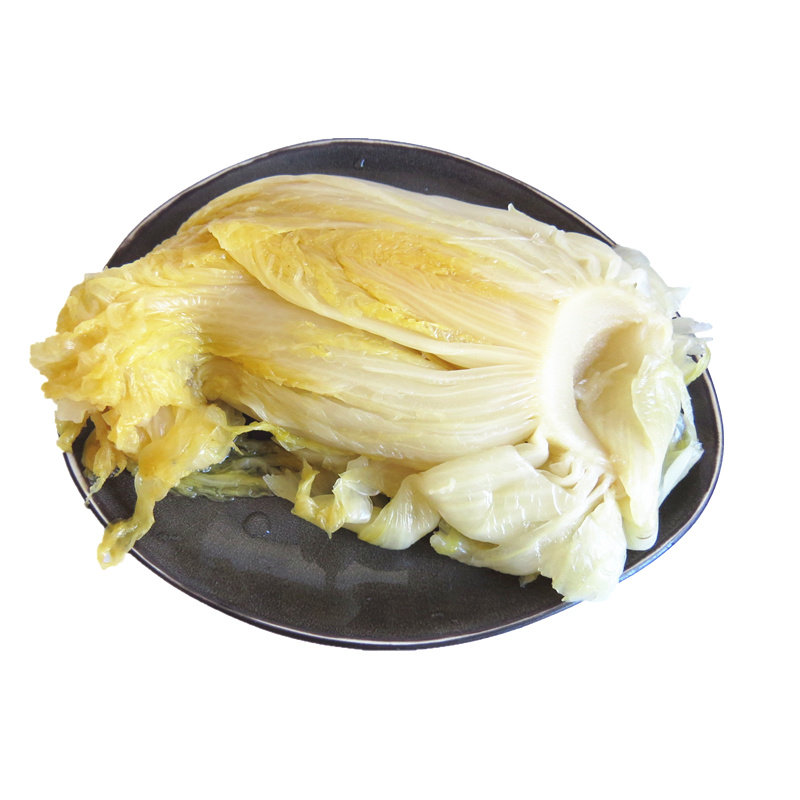 正宗东北农家大白菜腌制大缸酸菜