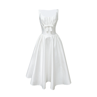 Lazy Didi京洛佳人 矜贵千金大裙摆连衣裙收腰显瘦公主长款礼服裙