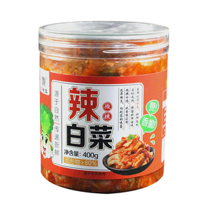 泡菜罐装辣白菜400g*3罐