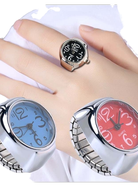 手指表戒指手表女真表创意装饰个性男迷你科技潮流指环
