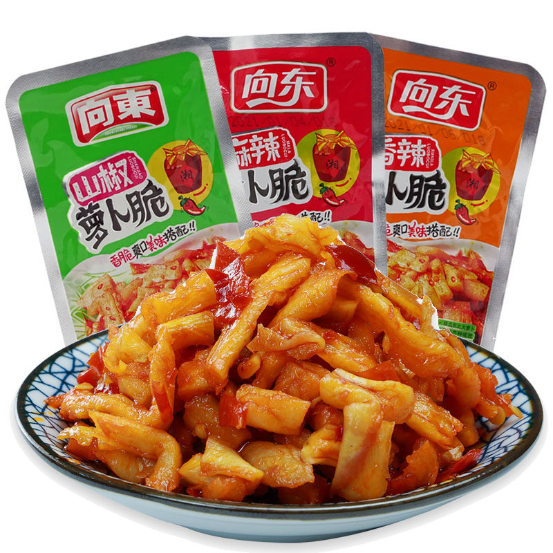 向东萝卜脆湖南特产香辣休闲零食