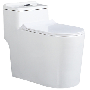 卫浴马桶家用超漩虹吸静音大冲力节水连体式全管道施釉防臭坐便器