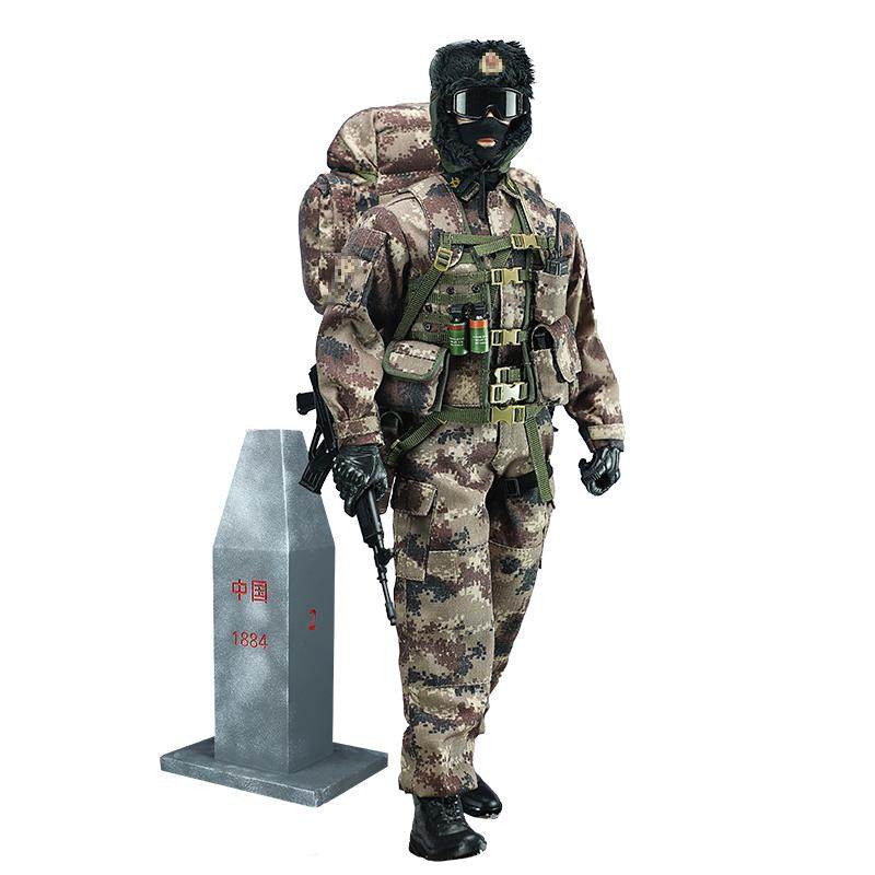 JEU旧义中国边防战士1/6兵人手办模型 23006军魂雪域雄鹰可动人偶