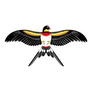 钓鱼竿风筝儿童专用手持微风易飞动态小风筝老鹰燕子卡通迷你风筝