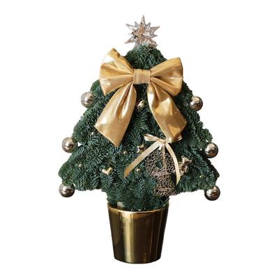 花不完荷兰丹麦进口新鲜真诺贝松枝扁扁迷你桌面高级感小圣诞树