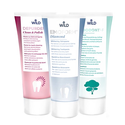 Wild怀尔德牙膏家庭装亮白去口气